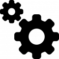 two-cogwheels-configuration-interface-symbol